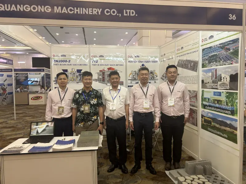تعمیق جای پای خود در زیرساخت های آسیای جنوب شرقی! Quangong Machinery Co., Ltd. در نمایشگاه بتن ویتنام 2026 می درخشد