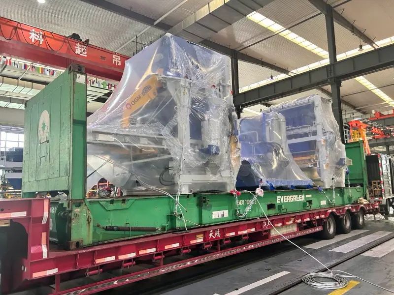 خط تولید 1500 آجر در مقیاس بزرگ Quangong Machinery بار دیگر به خارج از کشور ارسال شد.